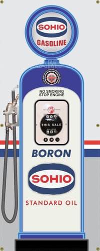Sohio gas pumps wayne 50s - wayne,