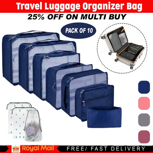 10pcs packing cubes luggage - packing,