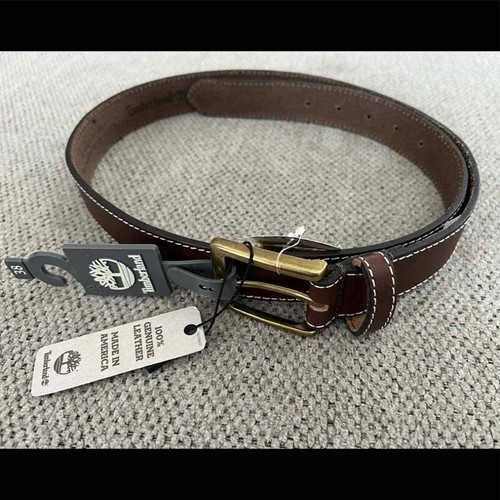 Timberland brown leather belt - timberland,