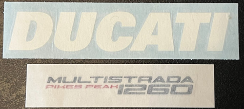 Sticker set teilig ducati - sticker, 2-teilig
