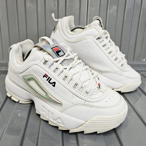 Fila disruptor white silver - white,