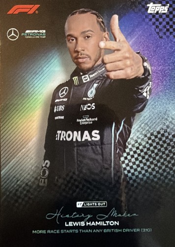 Lewis hamilton 2022 topps - hamilton,