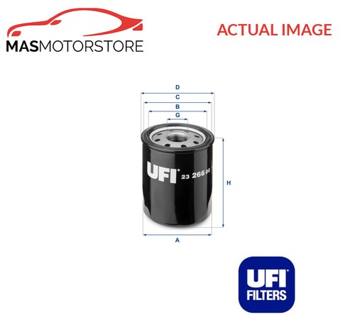 Engine oil filter ufi 2326600 - oil,