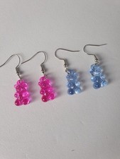 2 PCS Gummy Bear Earrings for