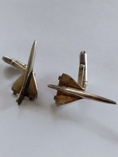 CONCORDE Links of London Solid Hallmarked Silver Cufflinks