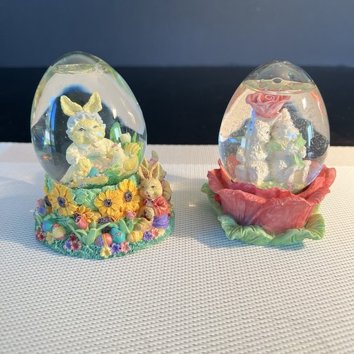 Two egg shaped spring - shaped,