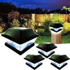Solar Post Lights 4 -AUCTION- Pack IP65 Waterproof Solar Lights Post Lamp