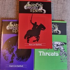 Shadow, Sword & Spell RPG Book Bundle - Basic, Expert and Threats