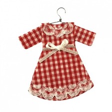 Dolls house red gingham - dolls,