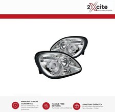 Mercedes Benz SLK R170 1996-2004 Chrome LED Halo Angel Eye Headlights E Marked
