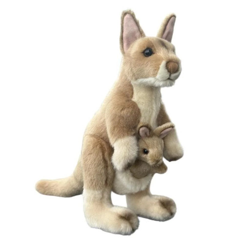 Kangaroo with baby - kangaroo, plush