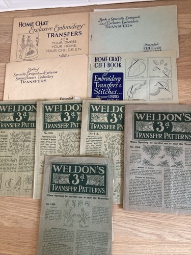Weldons embroidery transfers - weldons,