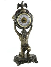 Atlas Titan Clock Decor