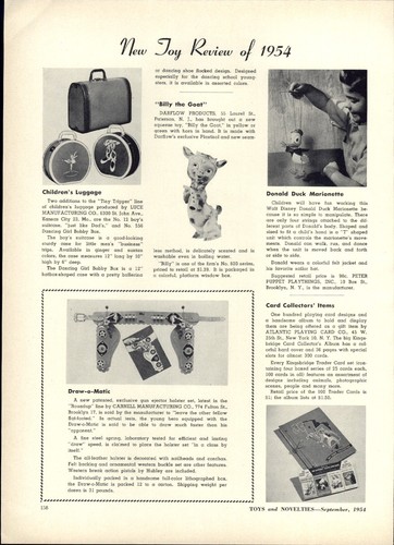 1954 paper toy review - paper,