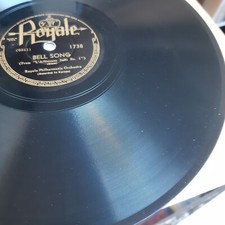 ROYALE 1738 Royale Philharmonic Orchestra – Bell Song  - 78rpm Shellac 10"