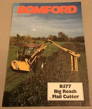 Bomford B577 Big Reach Flail. Cutter Original 1980s Brochure