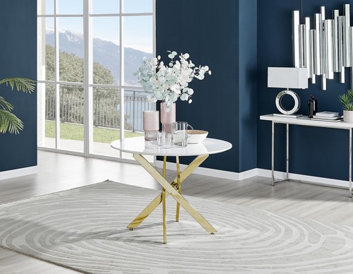 Novara 100cm white high - high, gloss