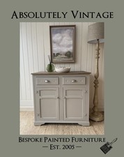 Beautiful Oak Sideboard Kitchen Larder Cupboard Farrow Ball Painted Shabby Chic
