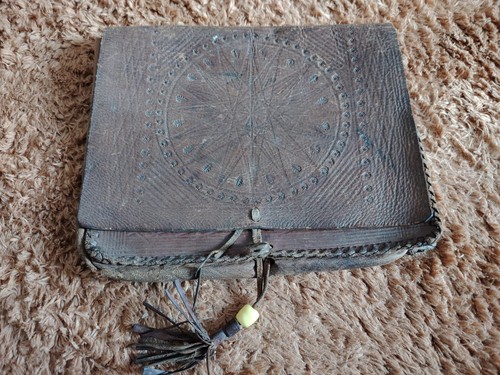 Vintage leather tooled - leather,