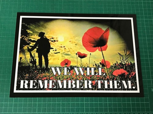 Remembrance sunday plaque - remembrance,