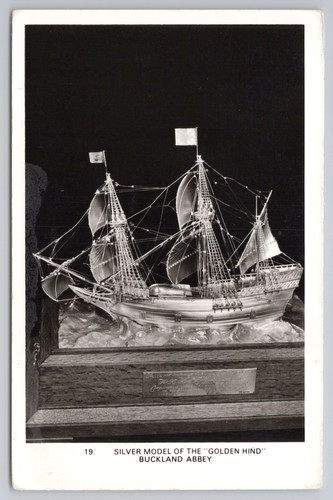 Postcard vintage silver - , rppc