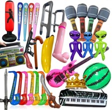 INFLATABLE BLOW UP TOYS HEN STAG PARTY FANCY DRESS SWIMMING KIDS NOVELTY PLAY