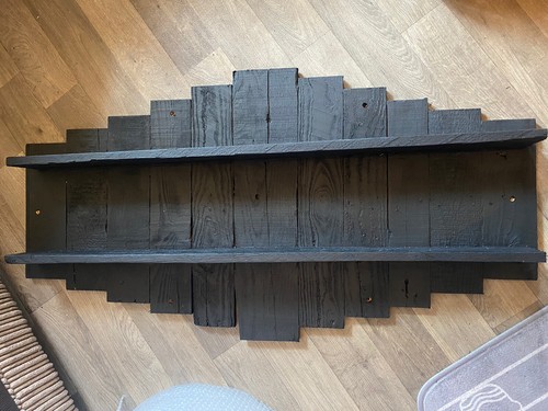 Large black finish wall - large,