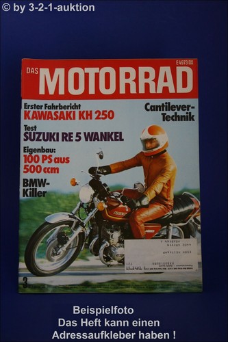 Motorcycle kawasaki kh - 3/76,
