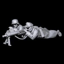 28mm WW2 Volkssturm - MG 08/15