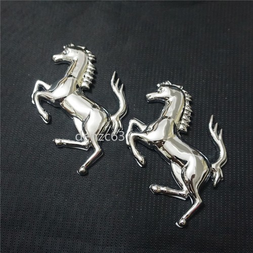 Silver chrome right - right, horse