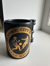 STOKE CITY Portmeirion Tankard mug League Cup Winners  1972 Black & gilt version