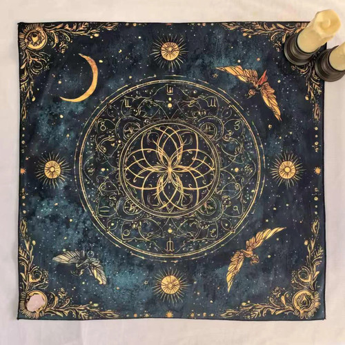 Tarot tablecloth sun moon - tarot,