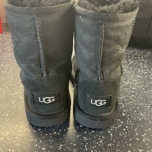 Ugg girls black suede - ugg,