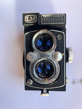 Yashicamat LM 6x6 medium format camera, film tested, comes w/cable and adaptor