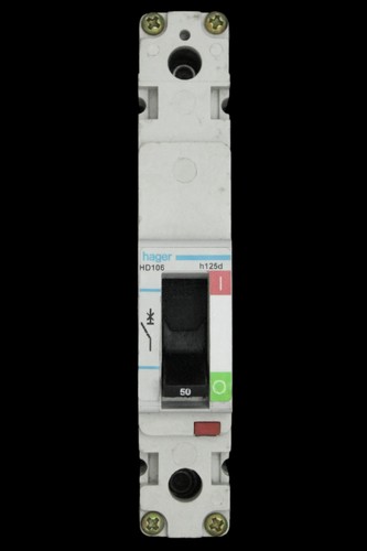 Hager amp 16ka mccb hd106 - 50,