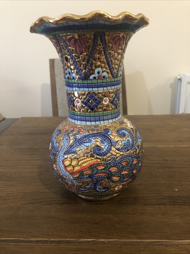 Vintage italian vase amalfi - italian,