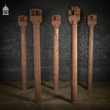 Cast Iron Columns, Set of 5