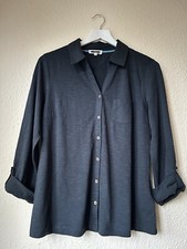New Ex Mistral Dark Green Cotton Jersey Shirt / Top Sizes 8-18