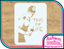 Banksy Police Thug WW Stencil