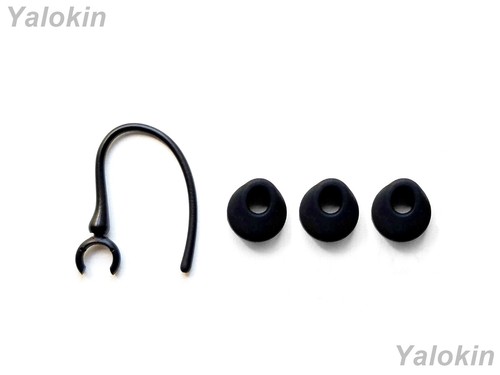 Black ergonomic earbuds - black,