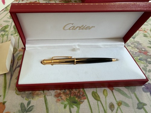 Cartier flame logo ballpoint - cartier,