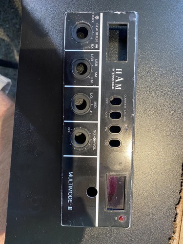 Front facia bezel off - front,