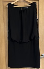 Black sleeveless dress by