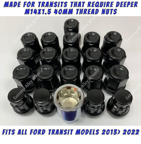 Black wheel nuts locks - wheel, +