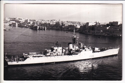 Hms berwick f115 real photo - berwick,