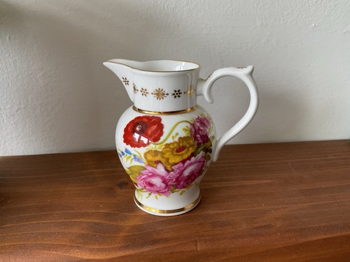 Coalport floral heirloom jug - coalport, 9