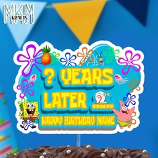 Spongebob theme cake topper - , 20