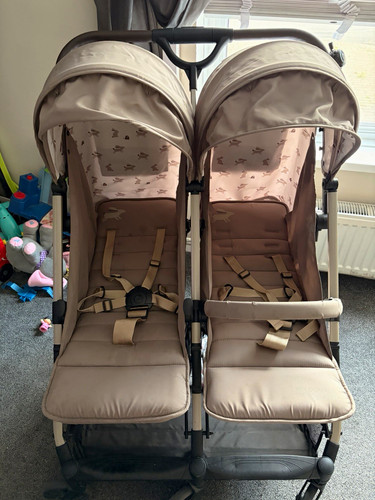 Cosatto double pushchair beige - cosatto,
