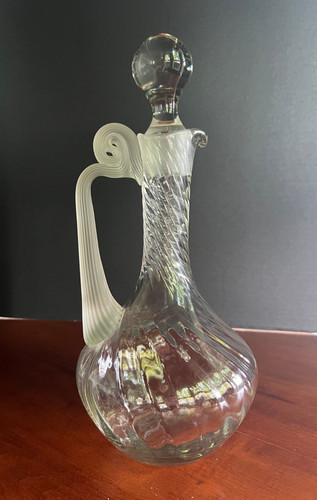 Vintage romanian decanter - vintage,