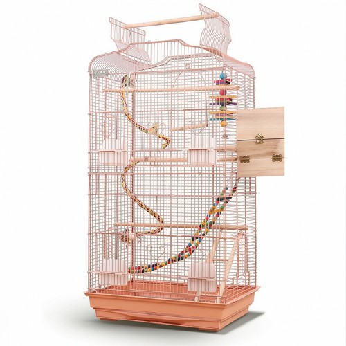 Bird cage with - with, tray